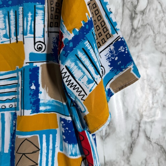 Kathie Lee Collection Multicolor Abstract Blouse - Picture 8 of 8